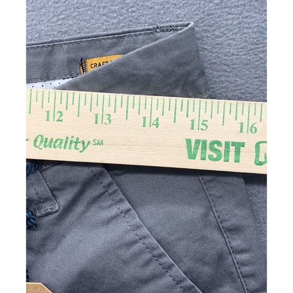 Across The Pond Bermuda Shorts Mens Size 32 Charcoal Gray Signature Line Stretch - Picture 4 of 14